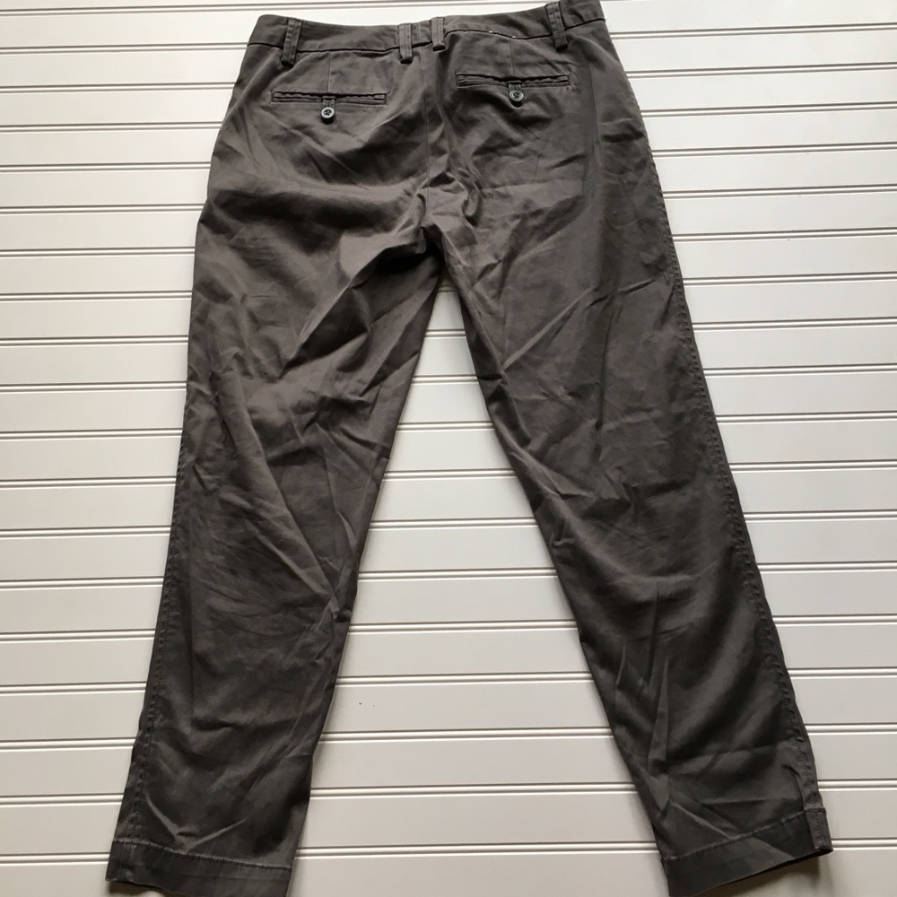 Dark gray long gap pants